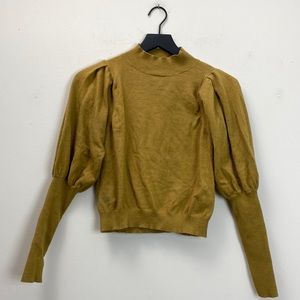 Silverflint cropped mock neck sweater